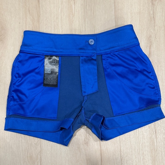 Marciano Royal Blue High Waist Women's Shorts - Picture 4 of 7